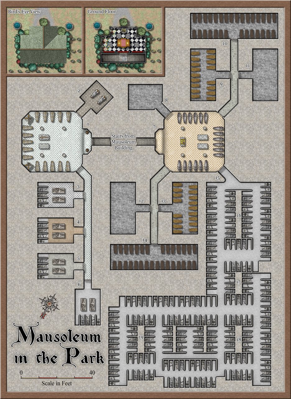 Nibirum Map: mausoleum in the park by Joe Barrett (Jeznar)
